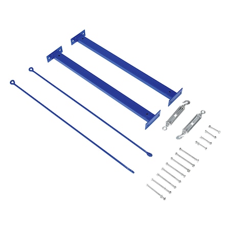 Vestil Blue Steel Medium Duty Cantilever Brace Set 35"W x 35"L x 6"H MB-C-6-36